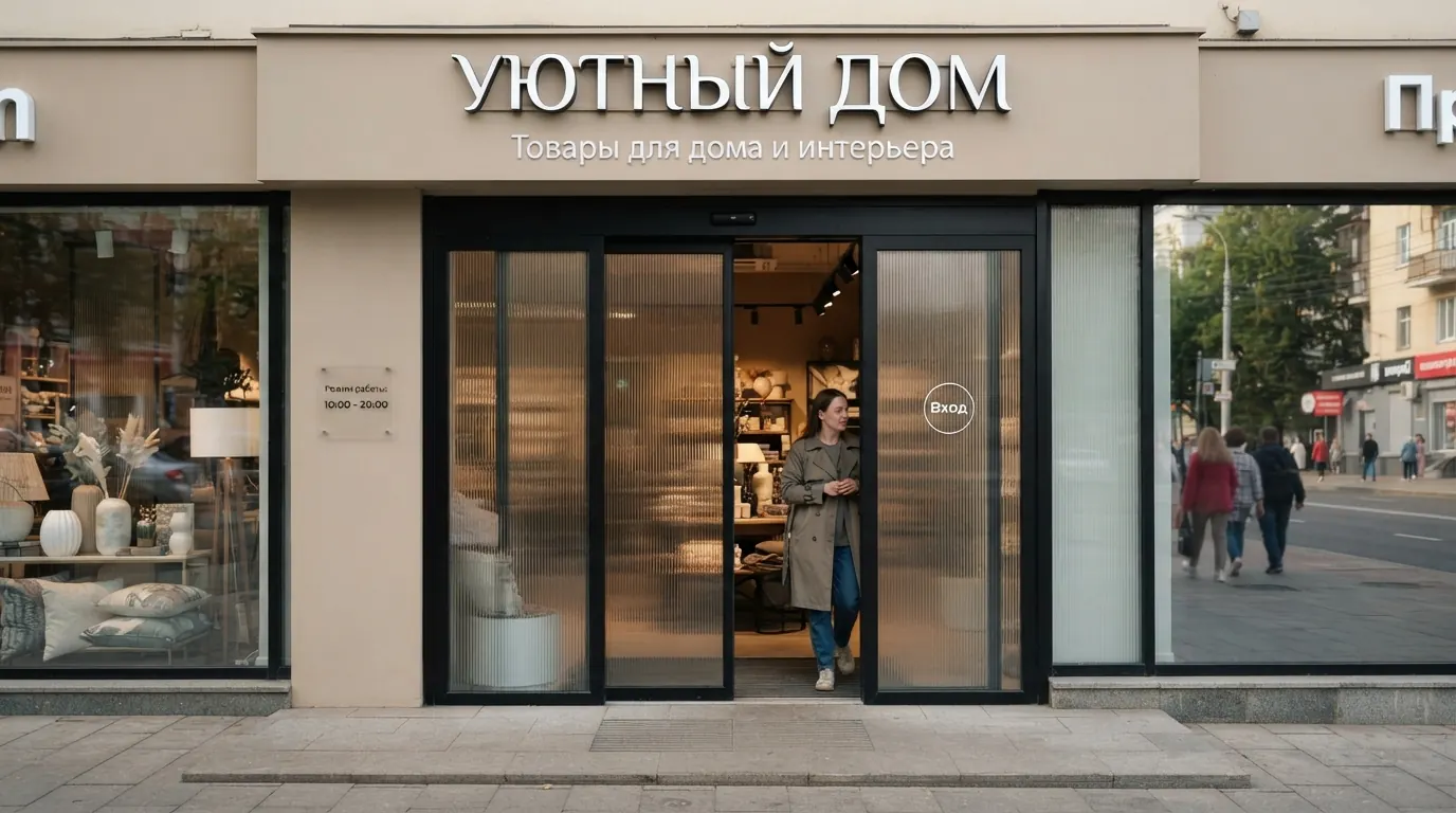 Автоматические двери для торговых центров: цена в Москве — пример работы №8