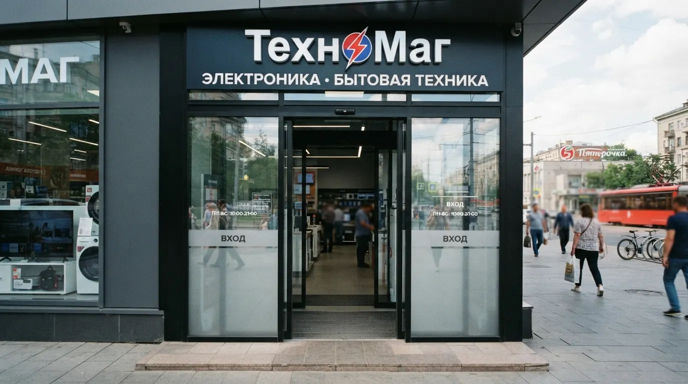 Автоматические двери для торговых центров: цена в Москве — пример работы №9