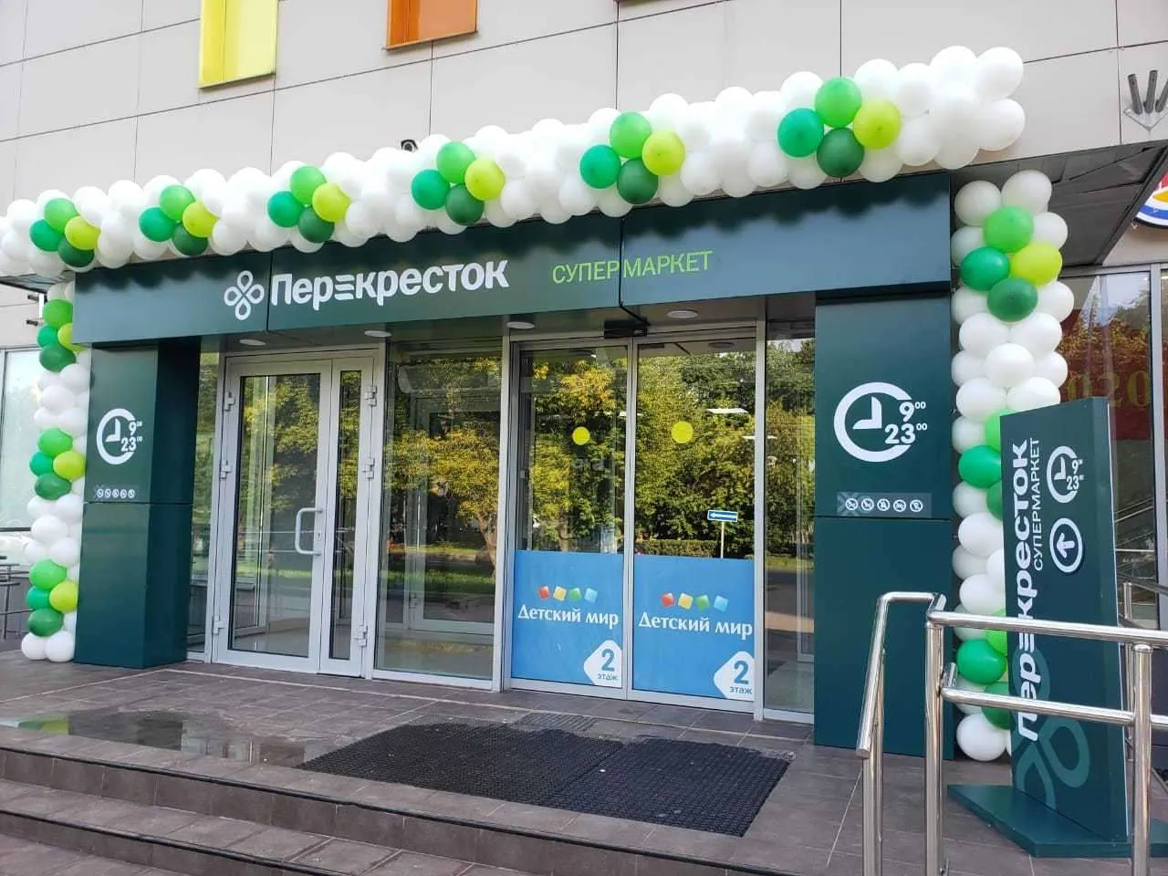 Автоматические двери для торговых центров: цена — пример работы №16
