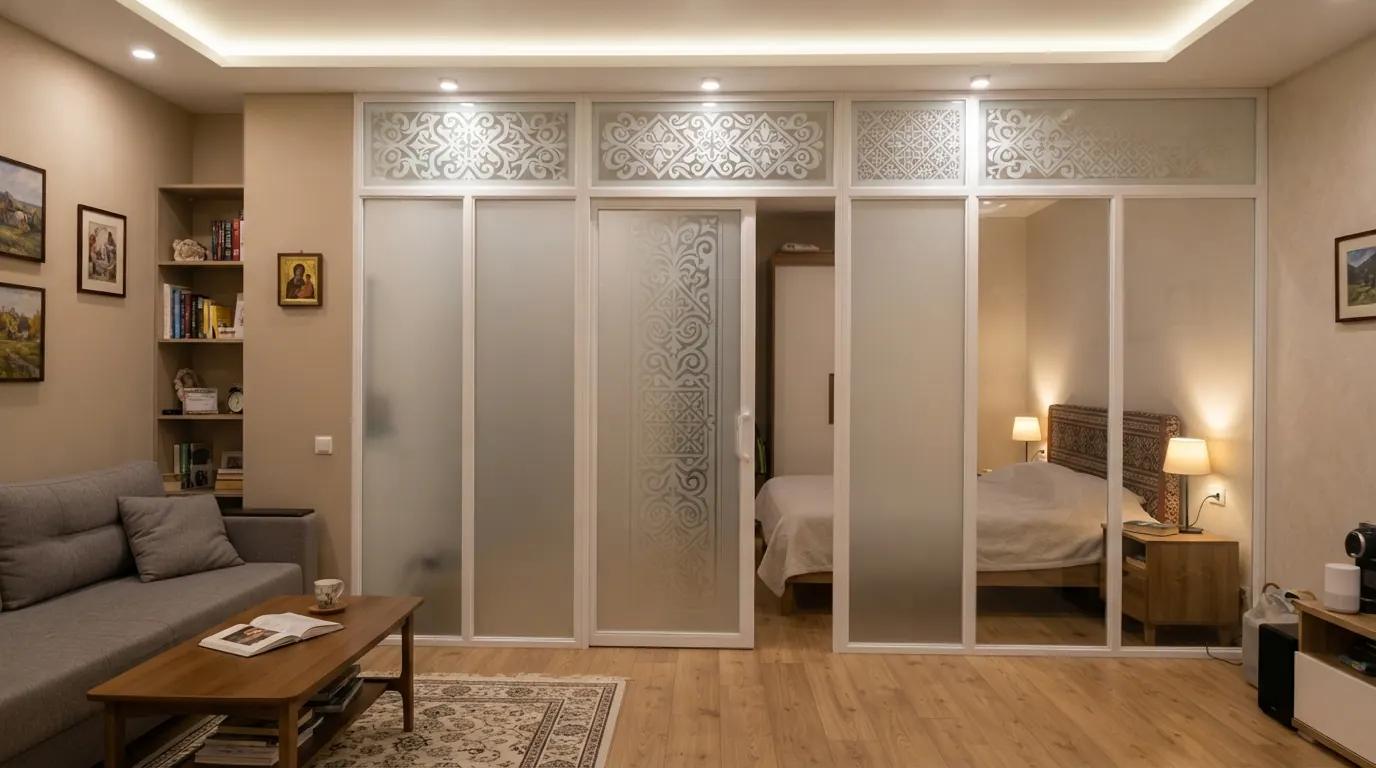 Декоративная резная перегородка из МДФ в Москве — пример работы №16