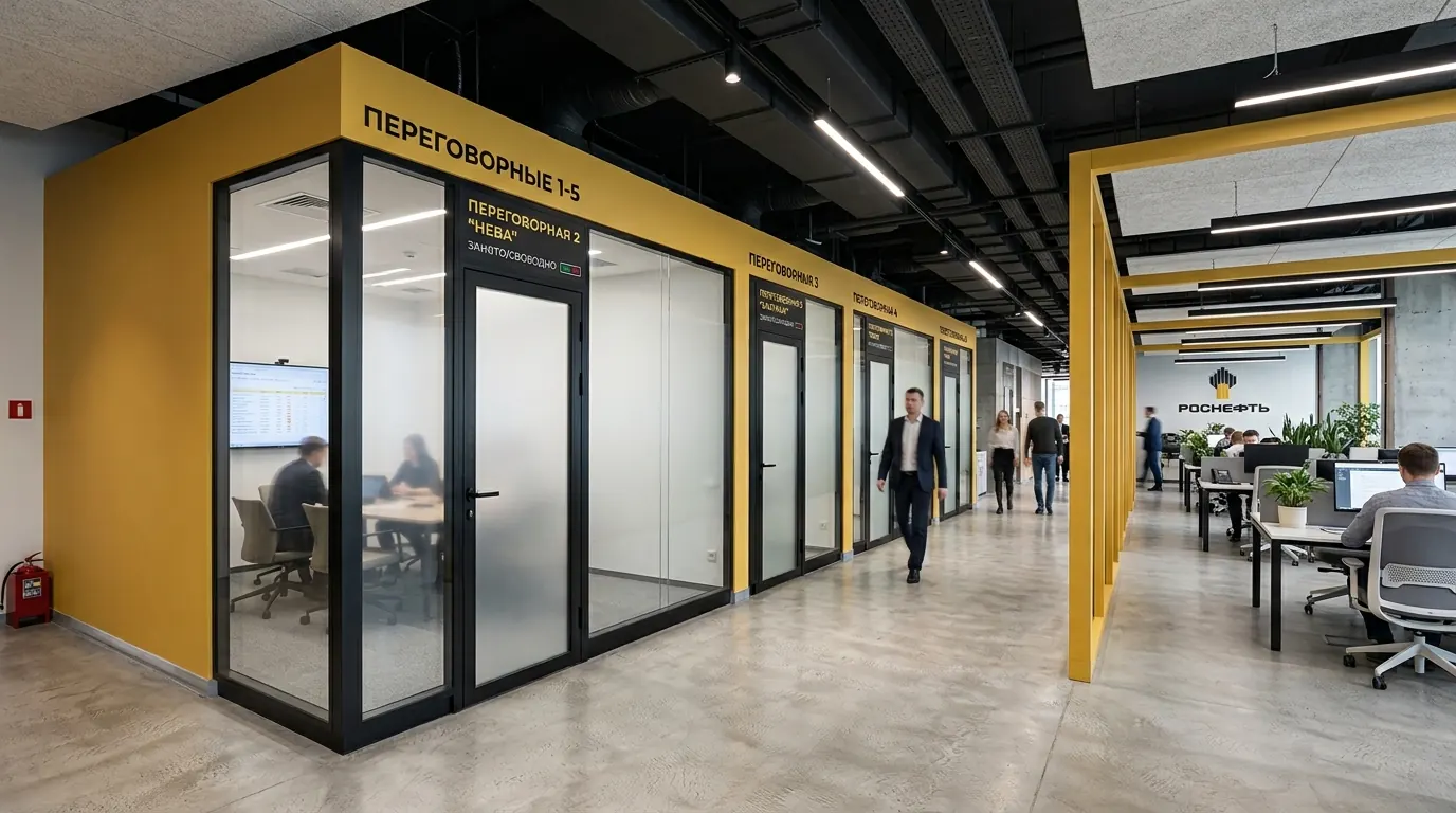 Противопожарная перегородка 1 типа из гипсокартона в Москве — пример работы №10