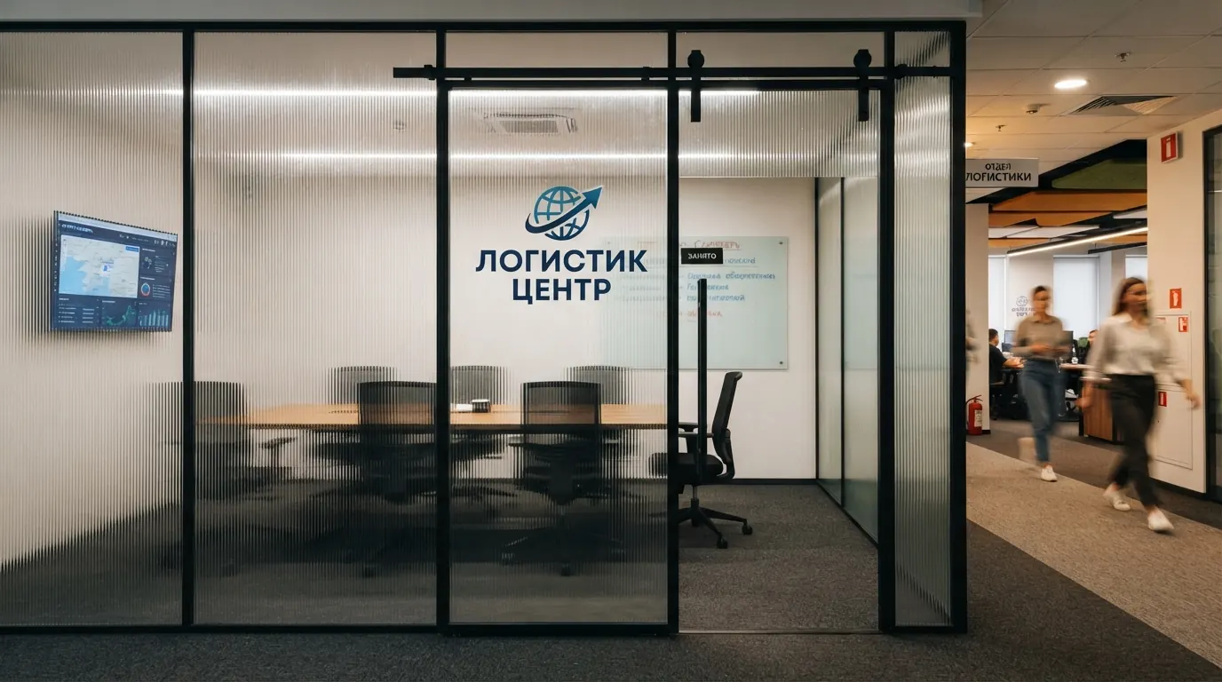 Раздвижные цельностеклянные перегородки в Москве — пример работы №9