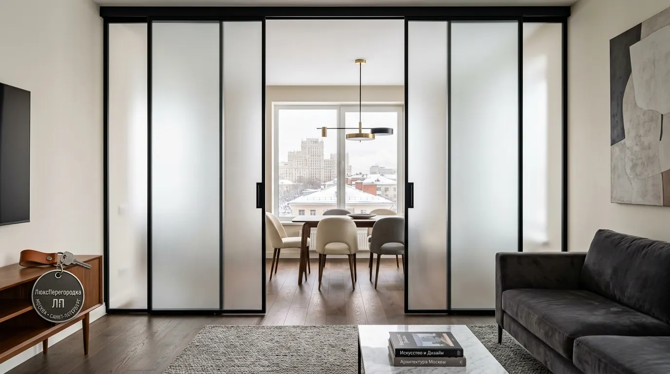 Стеклянные перегородки в стиле лофт в Москве — пример работы №12
