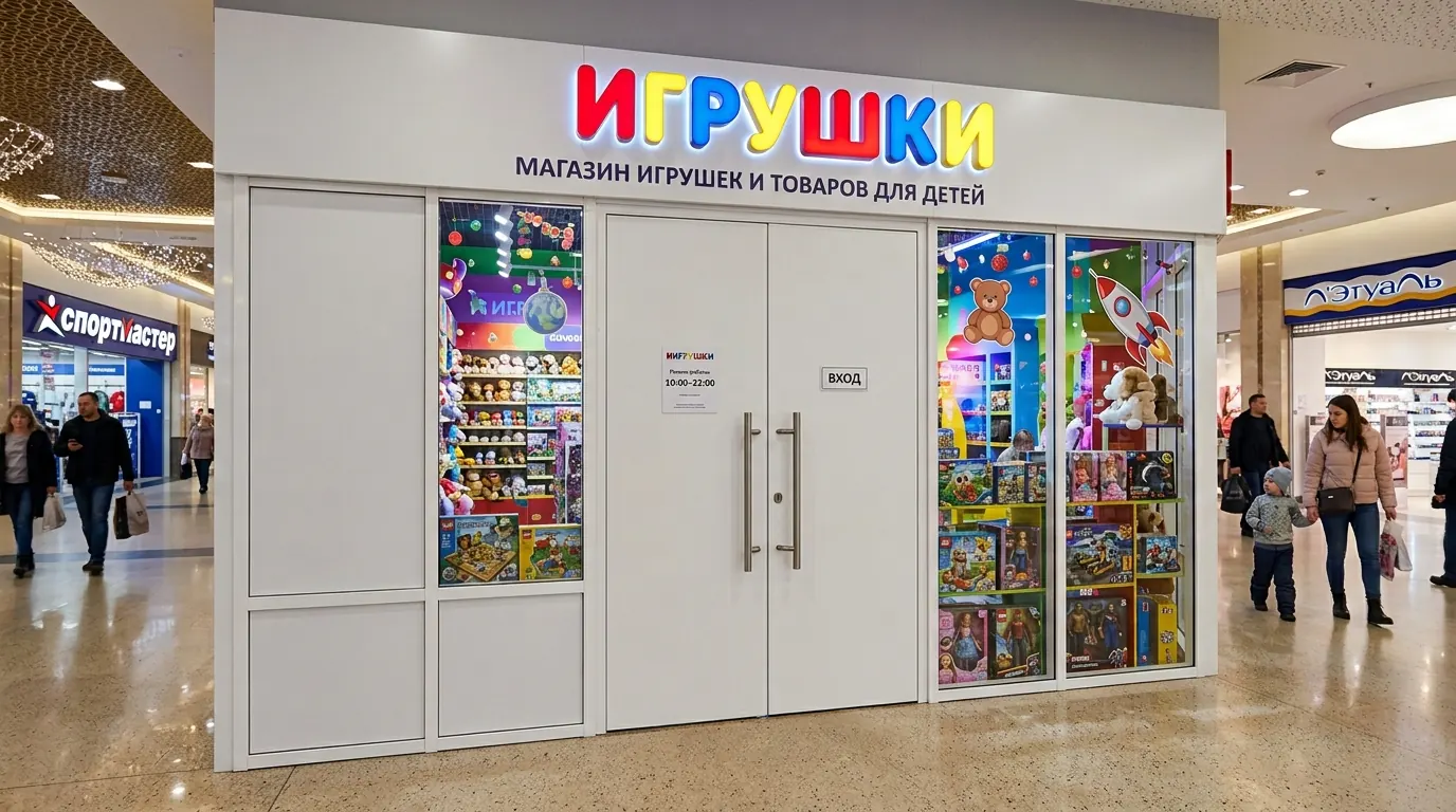 Торговые павильоны и перегородки из пластика в Москве — пример работы №12