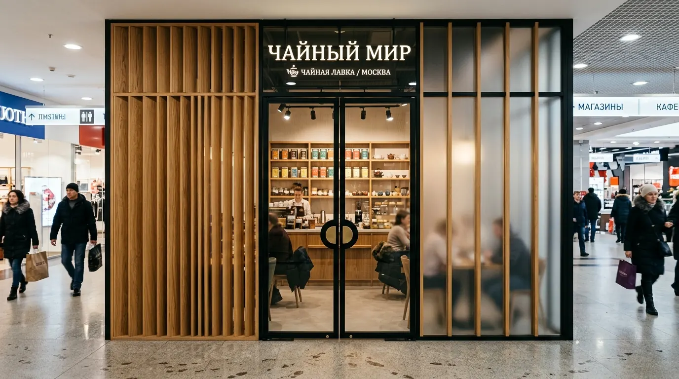 Торговые перегородки: цена за м² в Москве — пример работы №15