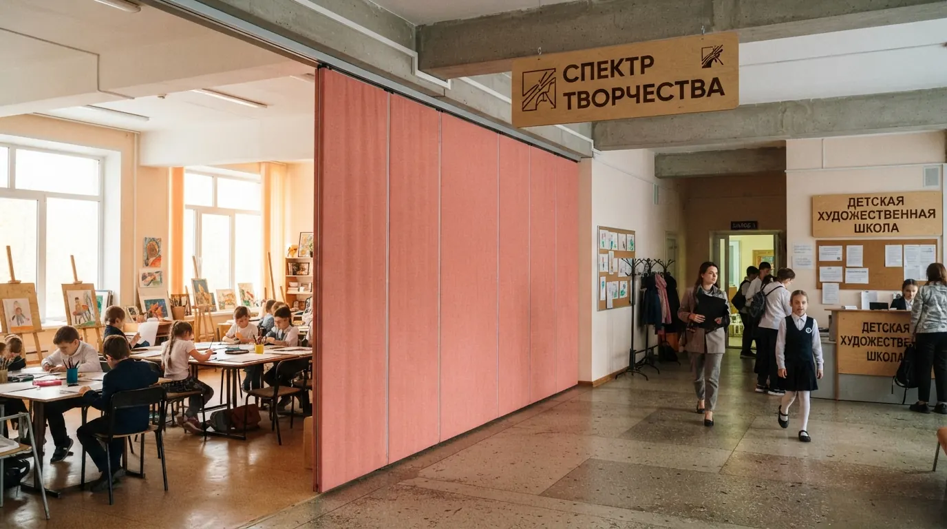 Трансформируемые перегородки для конференц-залов в Москве — пример работы №15