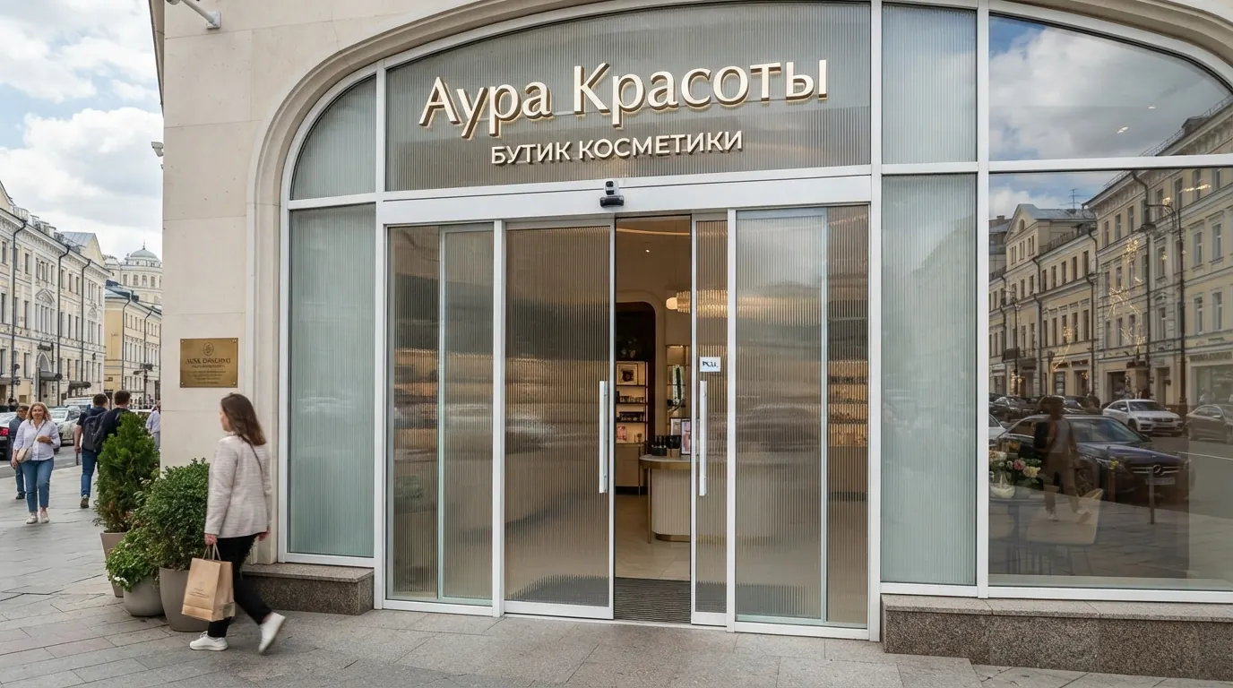 Входная группа бизнес-центра в Москве — пример работы №2